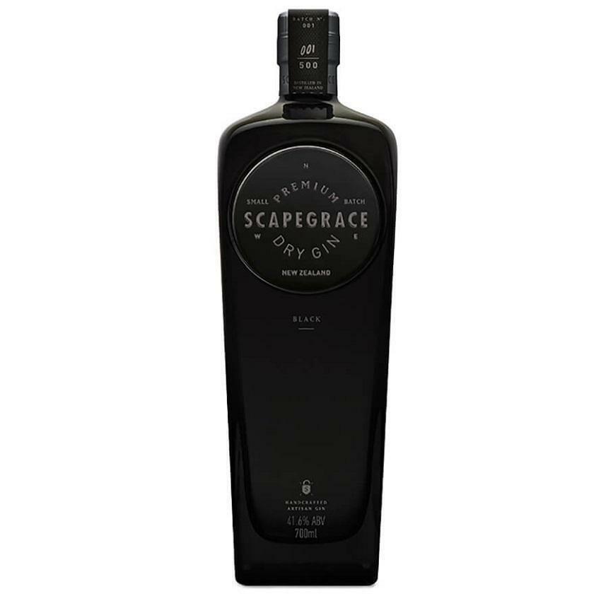 scapegrace scapegrace small premium dry gin black 70 cl