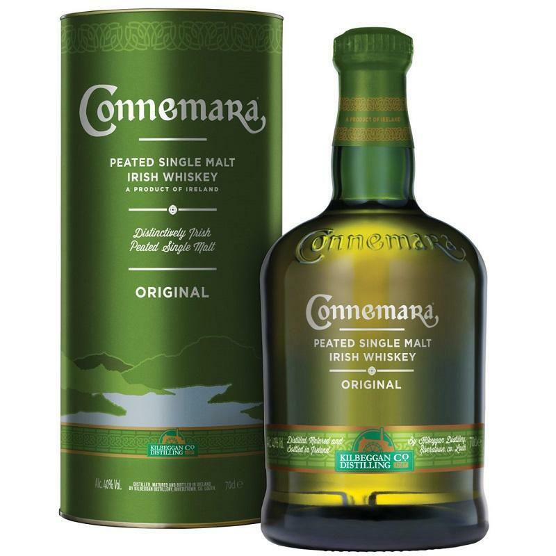 connemara connemara original peated single malt irish whiskey 70 cl in astuccio