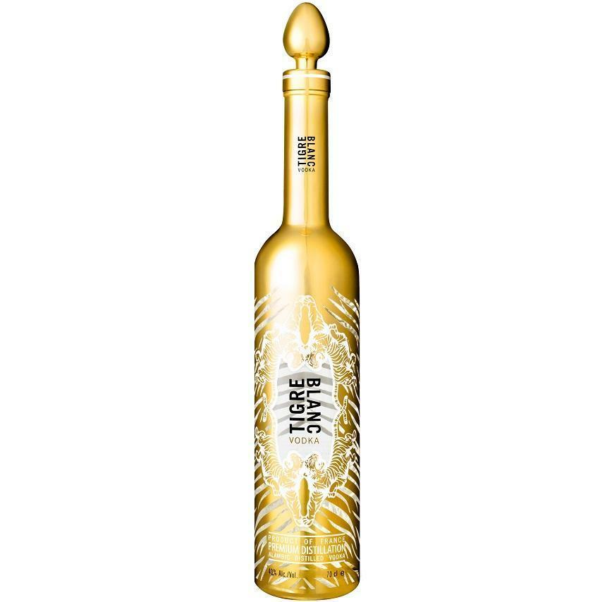 tigre blanc tigre blanc gold vodka premium distillation 70 cl