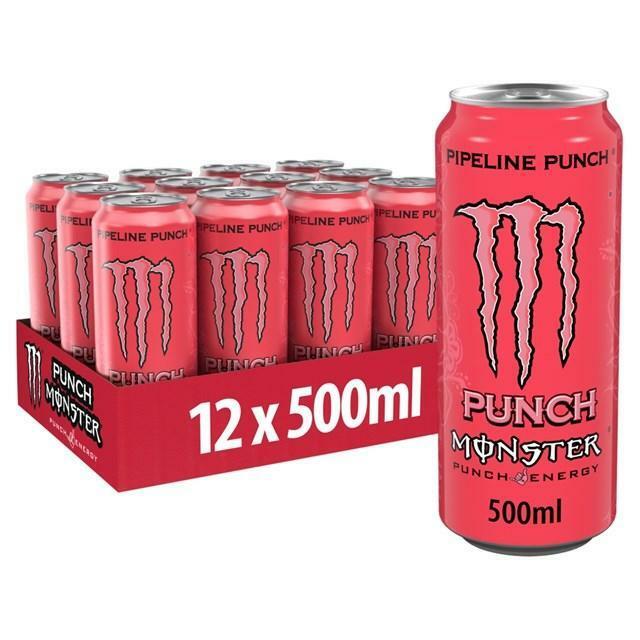monster monster energy drink pipeline punch 50 cl - 12 lattine