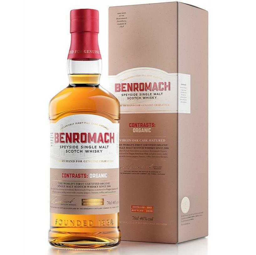 benromach benromach contrast organic  single malt scotch whisky 70 cl
