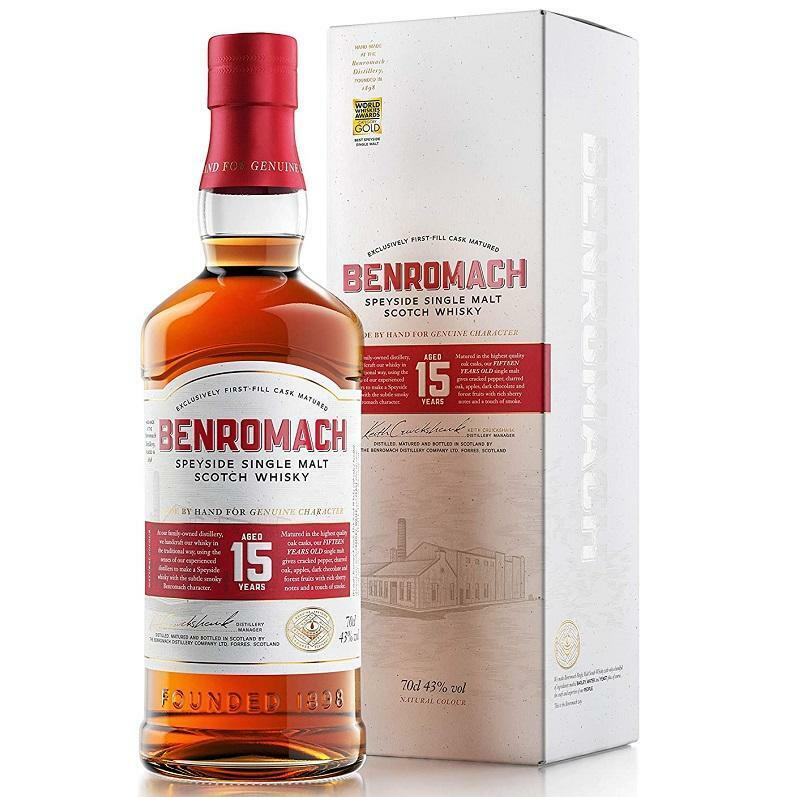 benromach benromach speyside single malt scotch whisky 15 anni 70 cl