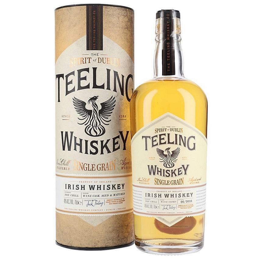 teeling teeling single grain irish whiskey 70 cl in astuccio