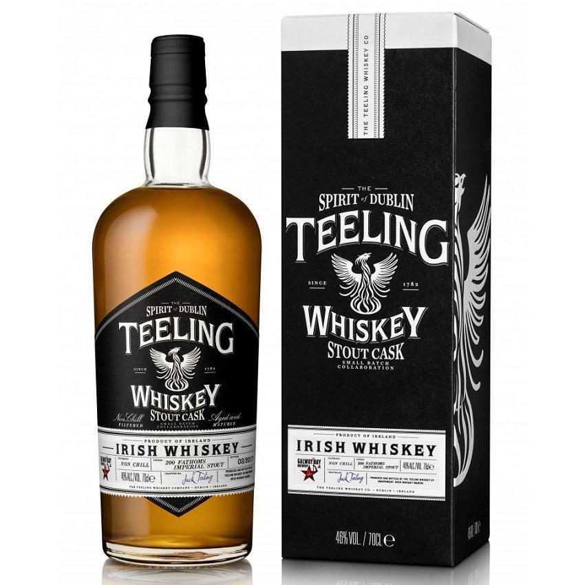 teeling teeling irish whiskey stout cask 70 cl in astuccio