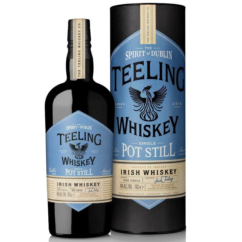 teeling teeling irish whiskey single pot still 70 cl in astuccio