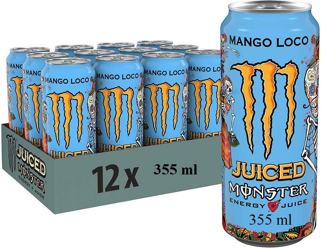 monster monster mango loco  355 cl - 12 lattine