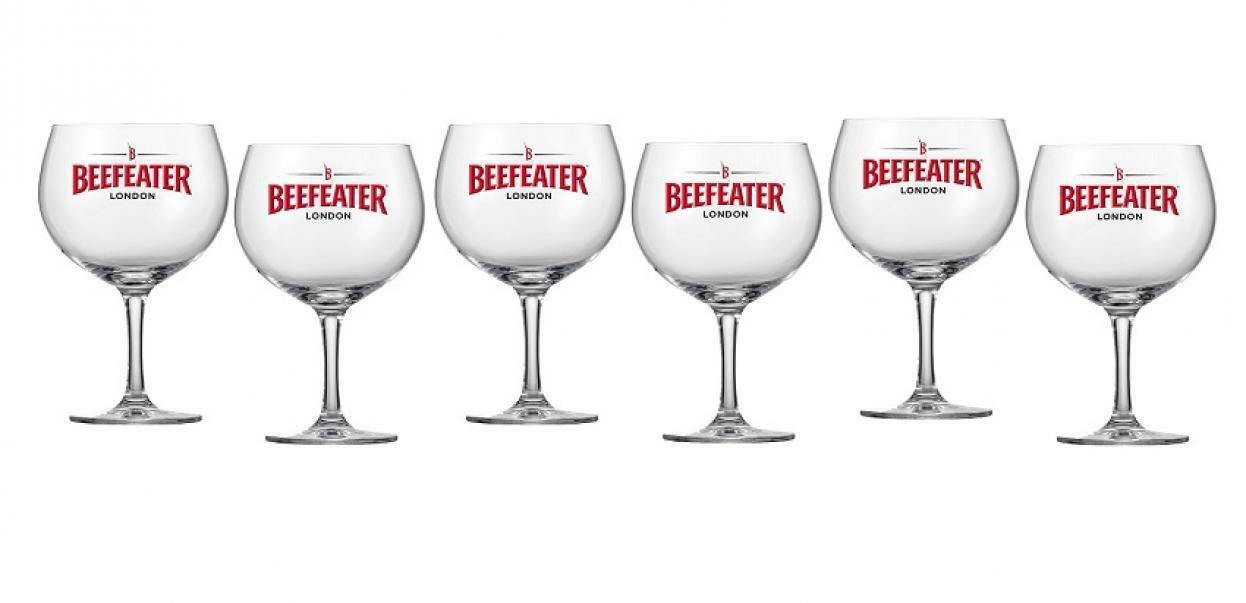 beefeater beefeater 6 bicchieri coppa per cocktail