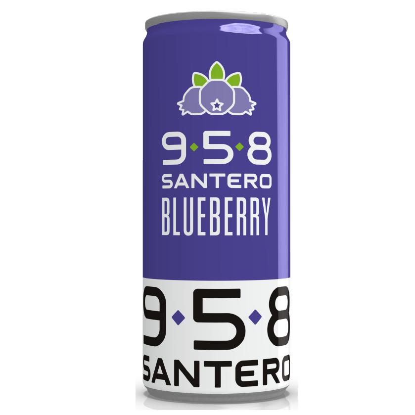 santero 958 santero 958 blueberry gusto mirtillo in lattina 250 ml