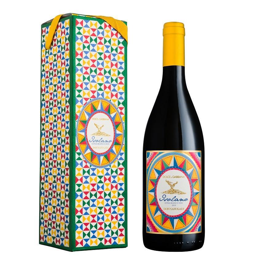 Donnafugata donnafugata isolano dolce e gabbana 2019 etna bianco doc 75 cl  in astuccio