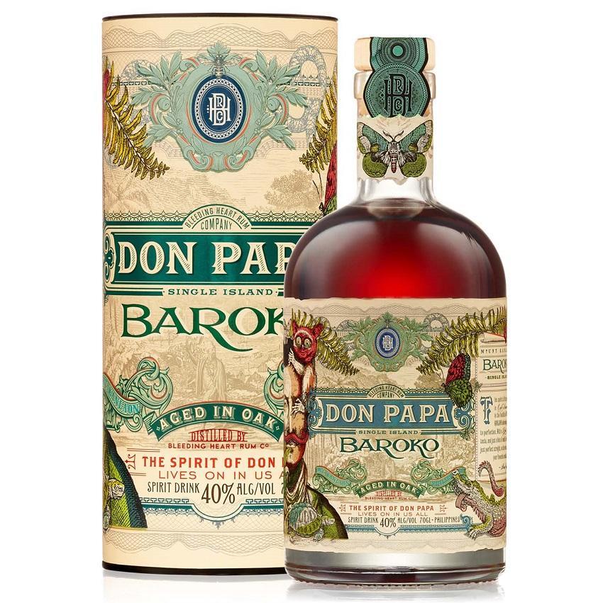 don papa don papa baroko aged in oak philippines 70 cl in astuccio