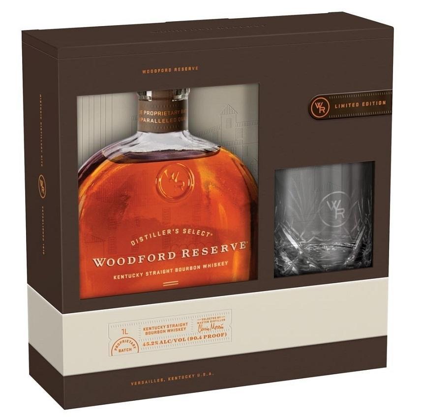 woodford reserve woodford reserve woodford reserve bourbon whiskey kentucky straight glass pack 70 cl