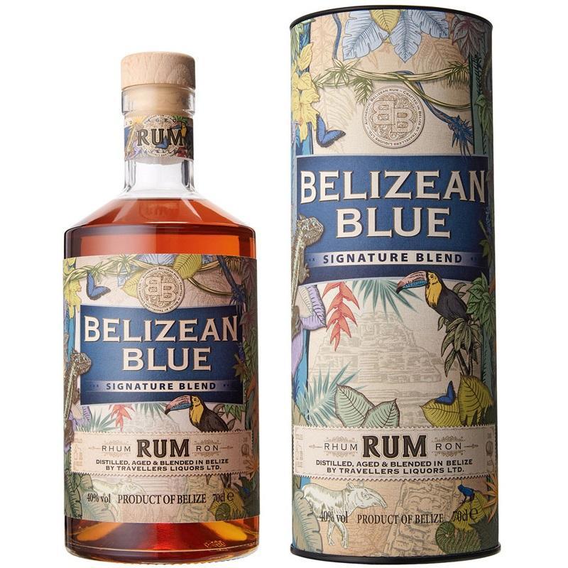 belizean blue belizean blue rum signature blend 70 cl in astuccio