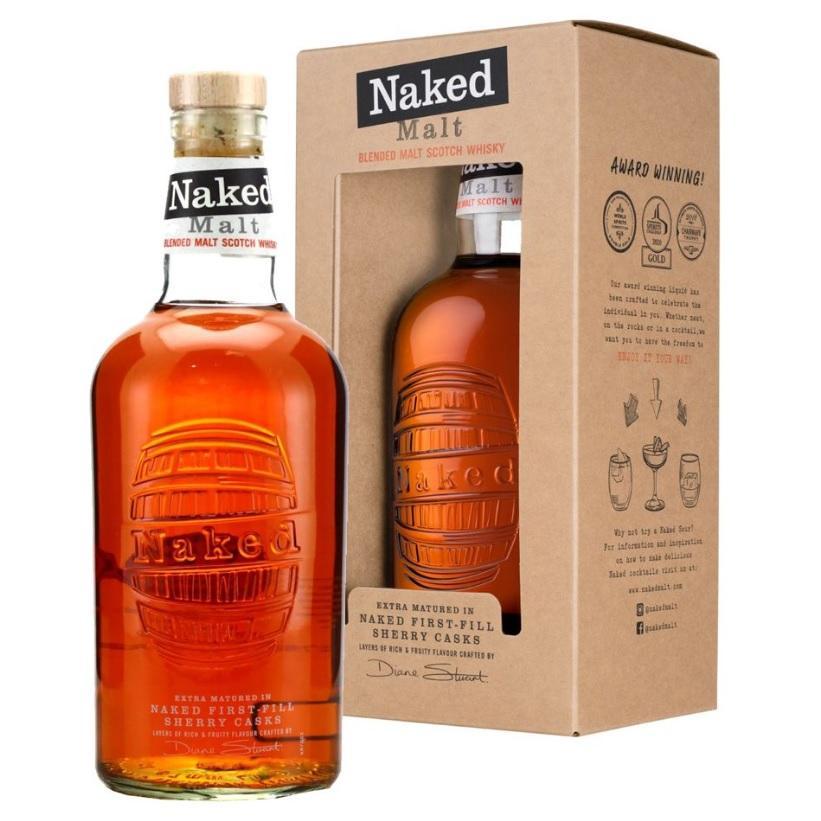 naked malt naked malt blended malt scotch whisky sherry casks 70 cl