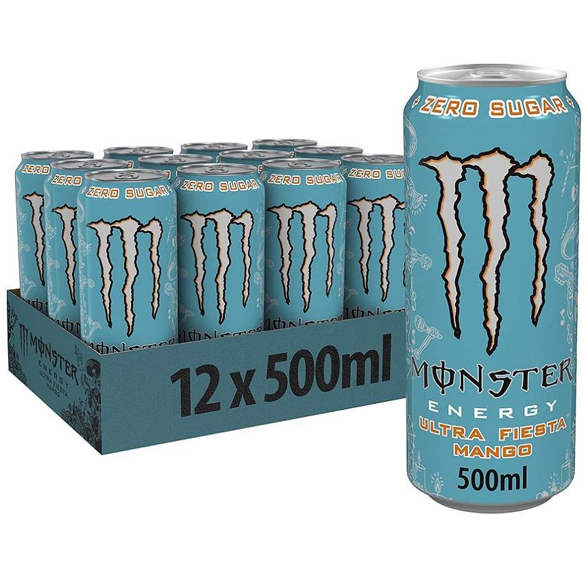 monster monster energy drink ultra fiesta mango 500 ml - 12 lattine