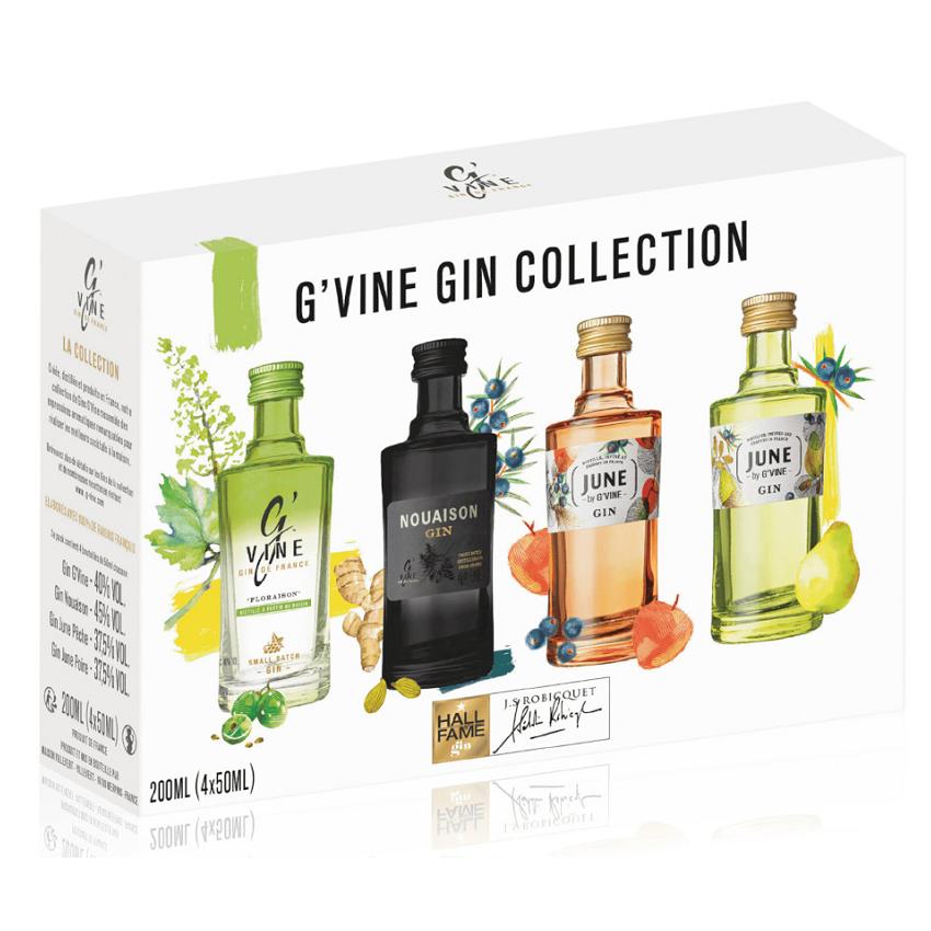 g'vine g'vine gin collection miniature 4 x 50 ml