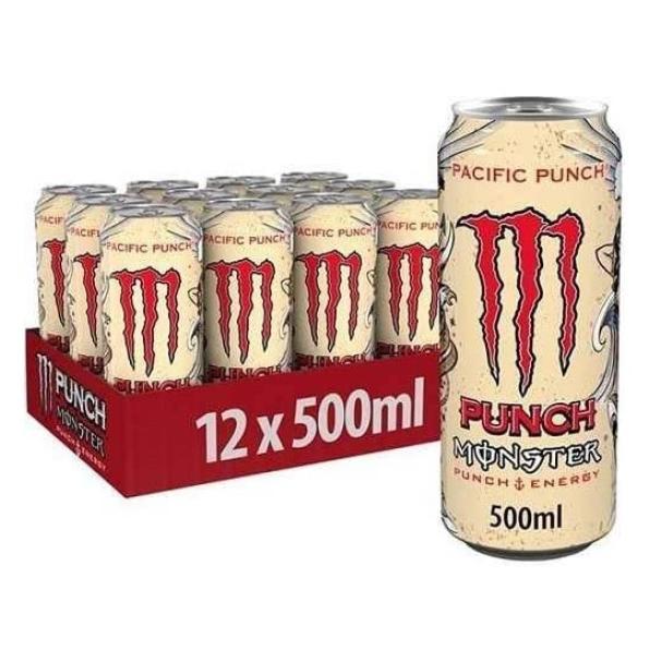 monster monster pacific punch energy drink 500 ml - 12 lattine