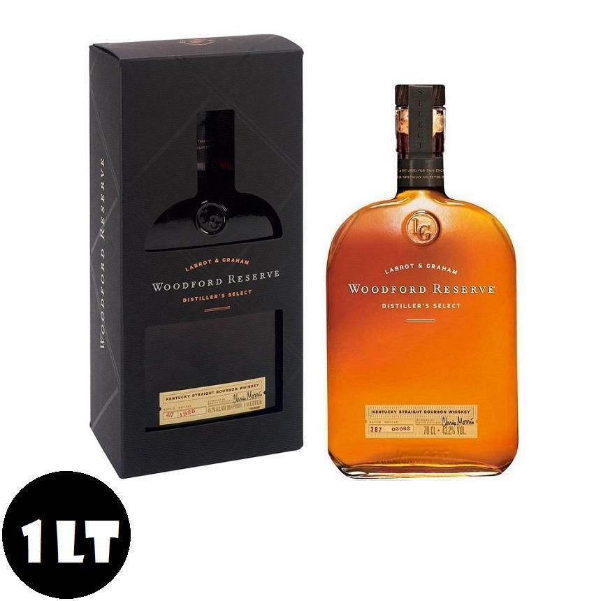 woodford reserve woodford reserve bourbon whiskey kentucky straight distiller's select in astuccio 1 litro