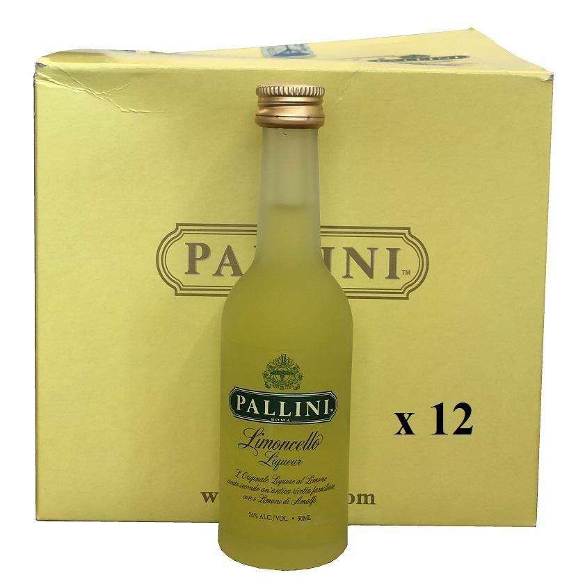 pallini pallini liquore limoncello mignon miniature 12 bottiglie da 50 ml