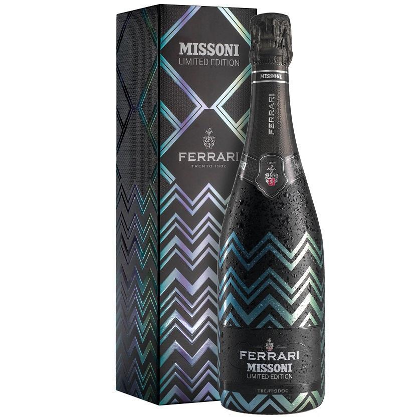 ferrari f.lli lunelli spa ferrari f.lli lunelli spa trento doc brut missoni green limited edition 75 cl
