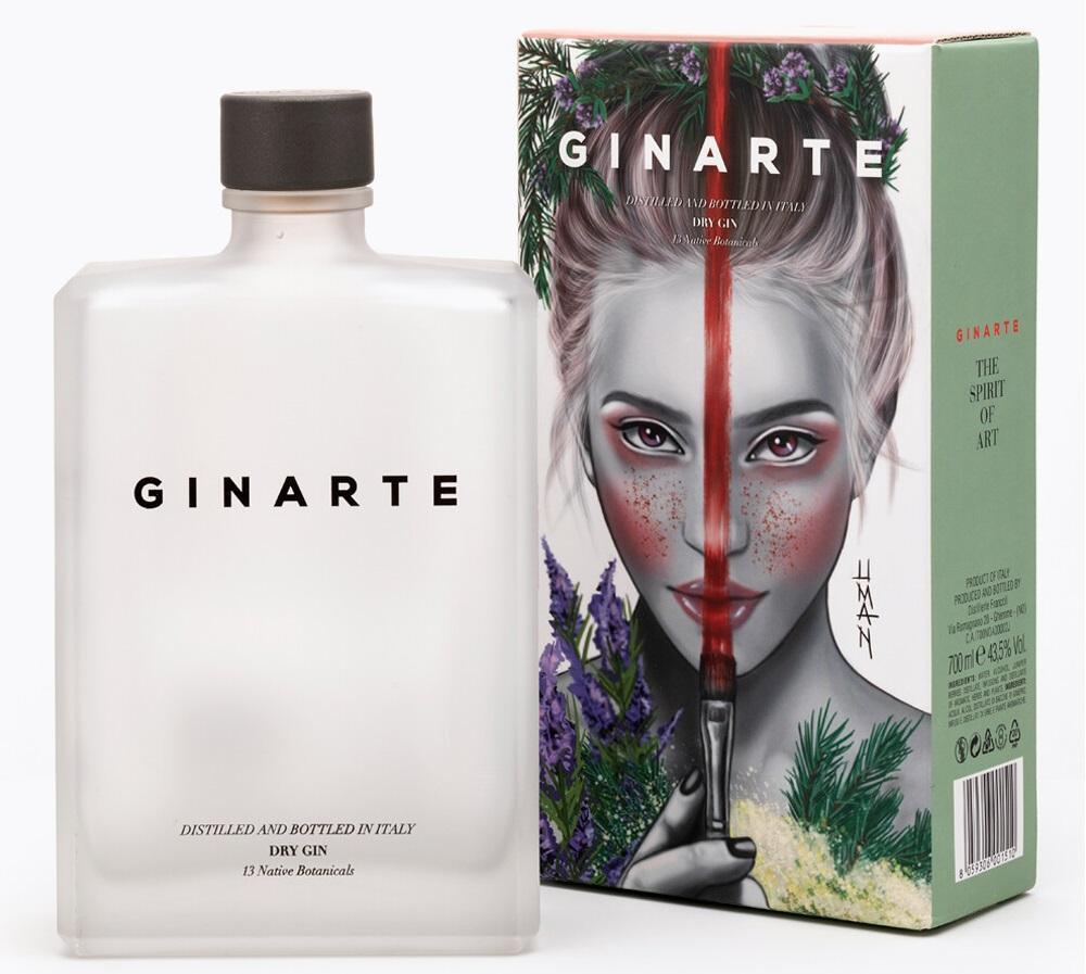 ginarte ginarte dry gin uman limited edition 70 cl