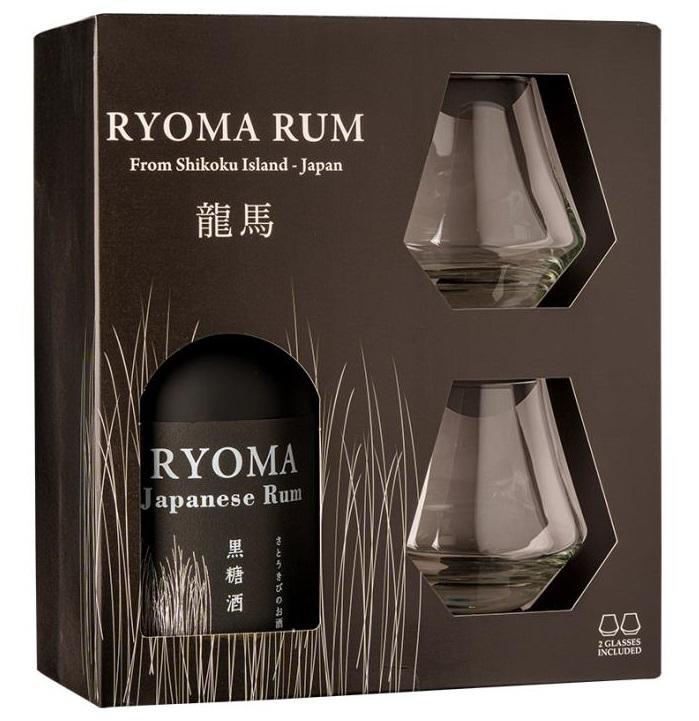 ryoma ryoma rum japonais 70 cl special pack con 2 bicchieri