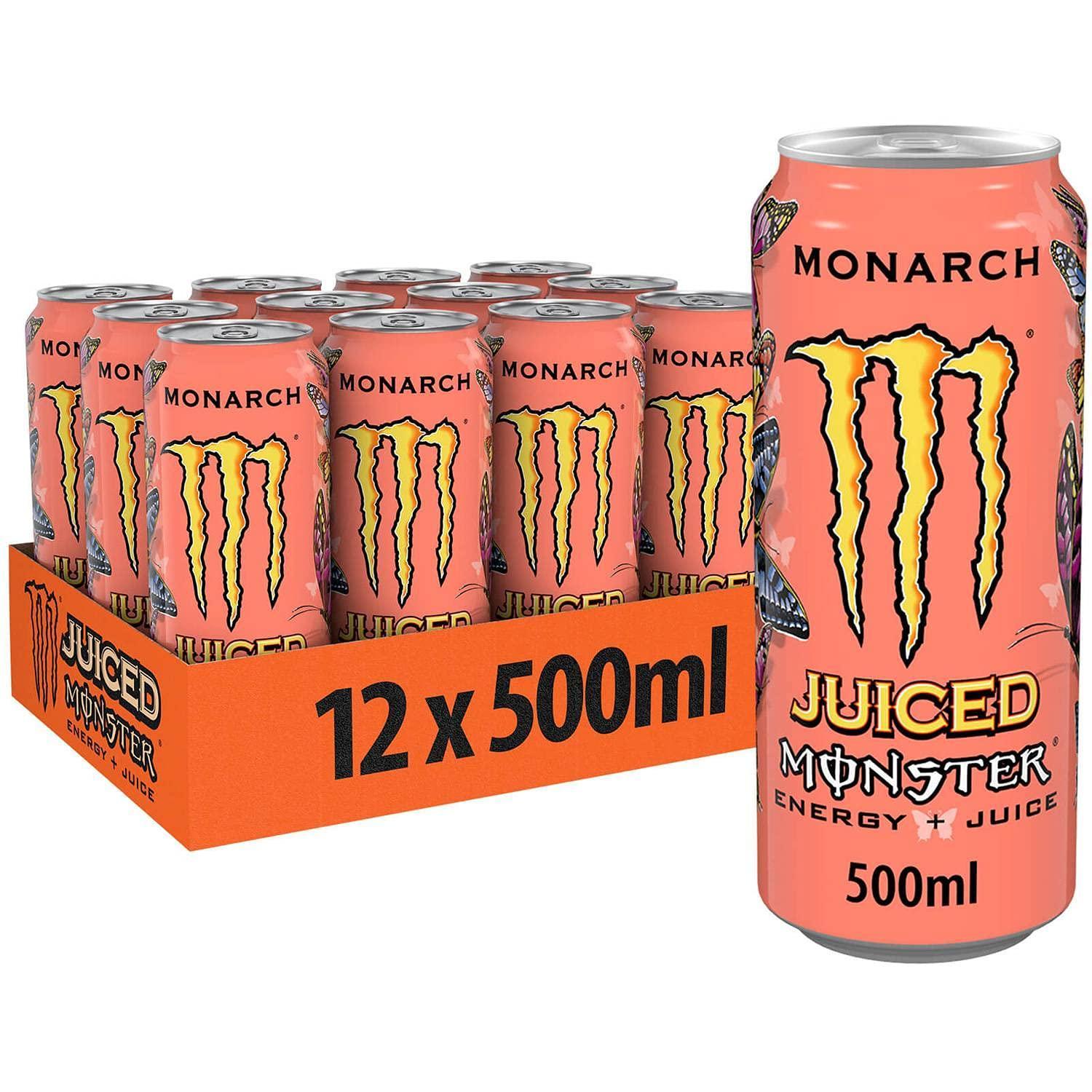 monster monstr monarc energy 12 x 500 ml