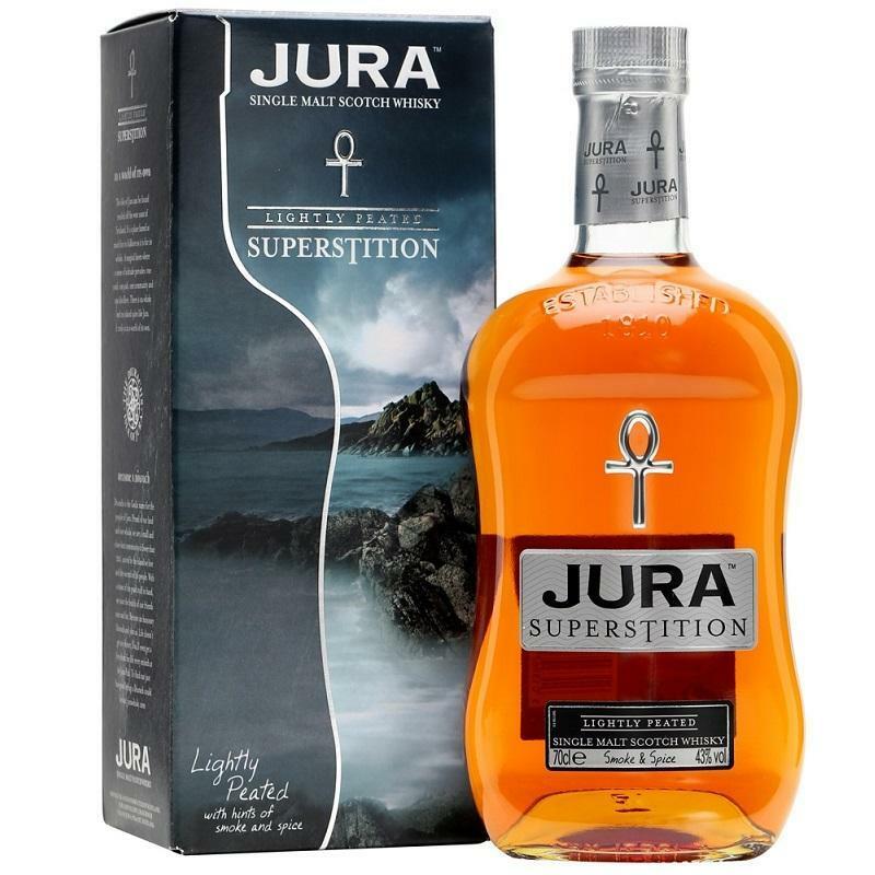 jura jura superstition single malt scotch whisky 70 cl in astuccio