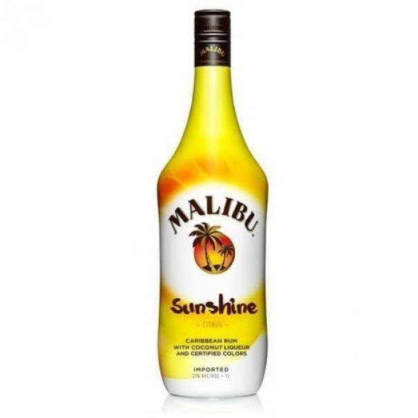 malibu malibu sunshine limited edition coconut & lemon 70 cl
