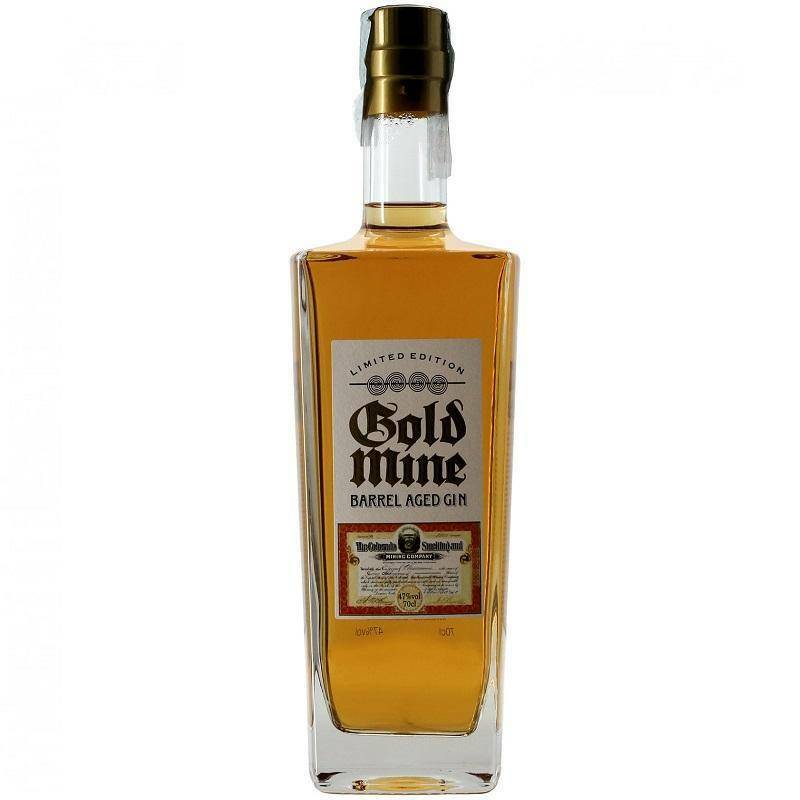 gold mine gold mine barrel aged gin limited edition 70 cl