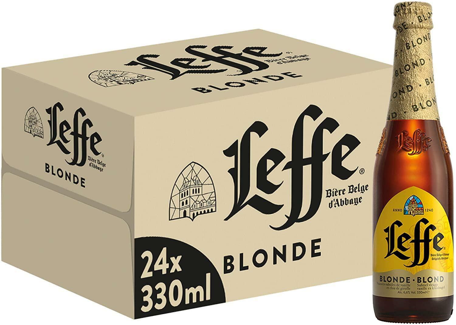 leffe leffe blond birra 33 cl 24pz