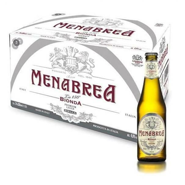 menabrea menabrea birra bionda 33 cl 24pz