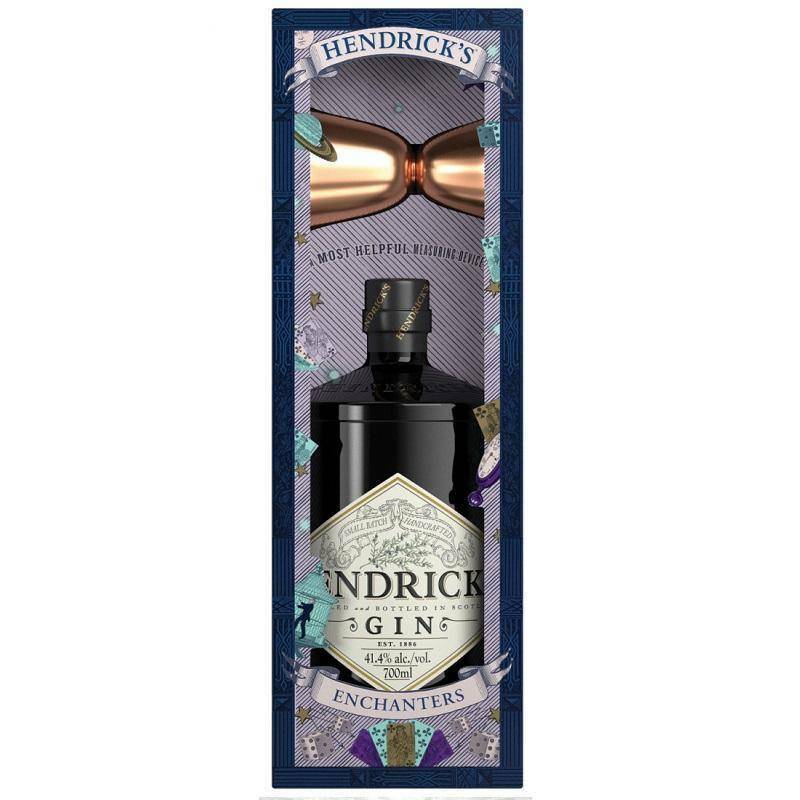 hendrick's hendrick's gin enchanters pack 70 cl + dosatore in rame conf. regalo