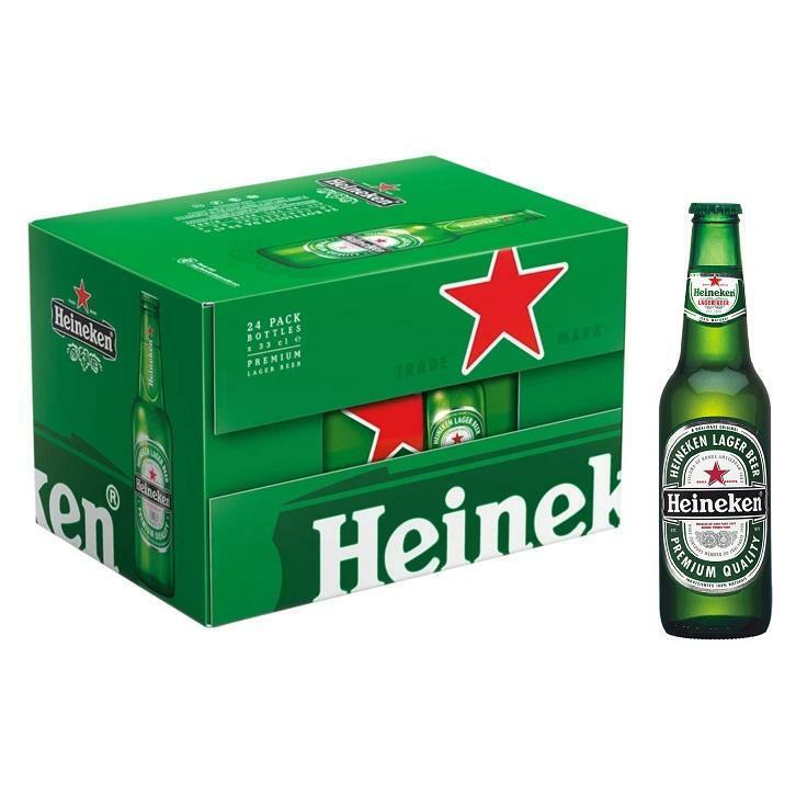 heineken heineken birra premium quality lager beer 33 cl 24pz