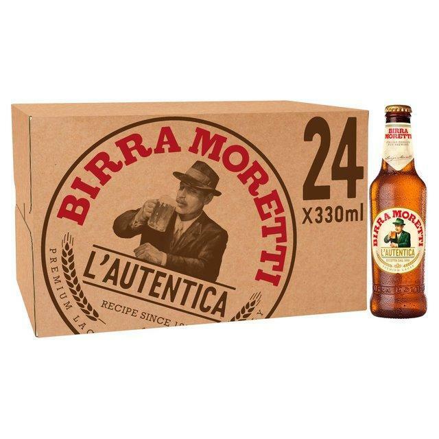 moretti moretti birra premium lager 33 cl 24pz