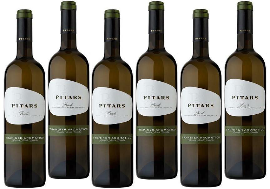 pitars pitars traminer aromatico doc 2023 friuli 75 cl 6 bottiglie