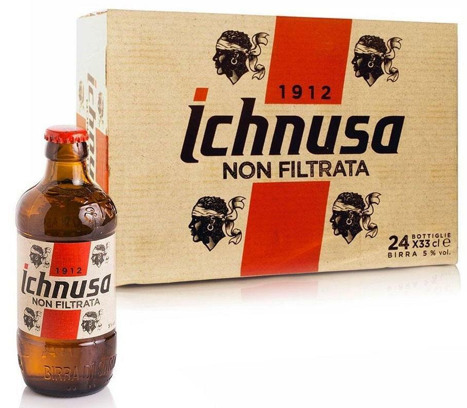 ichnusa ichnusa birra non filtrata 33 cl 24pz