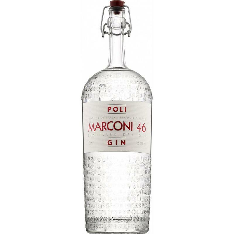 poli poli gin marconi 46 distilled dry gin 70 cl