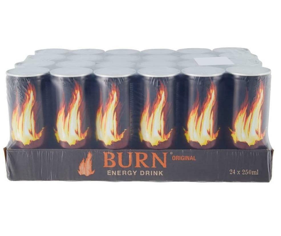 burn burn energy drink original 250 ml 24pz