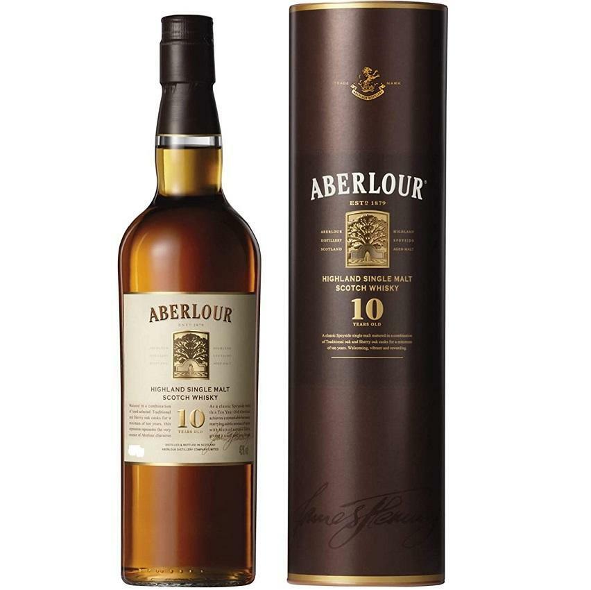 aberlour aberlour 10 years highland single malt scotch whisky 1 lt
