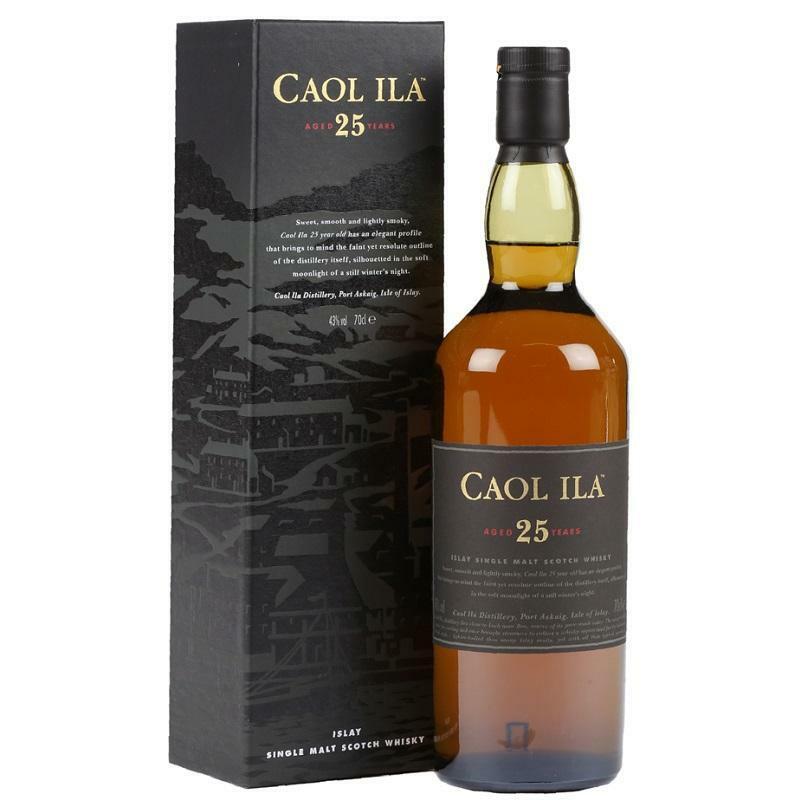caol ila caol ila single malt scotch whisky aged 25 years 70 cl in astuccio