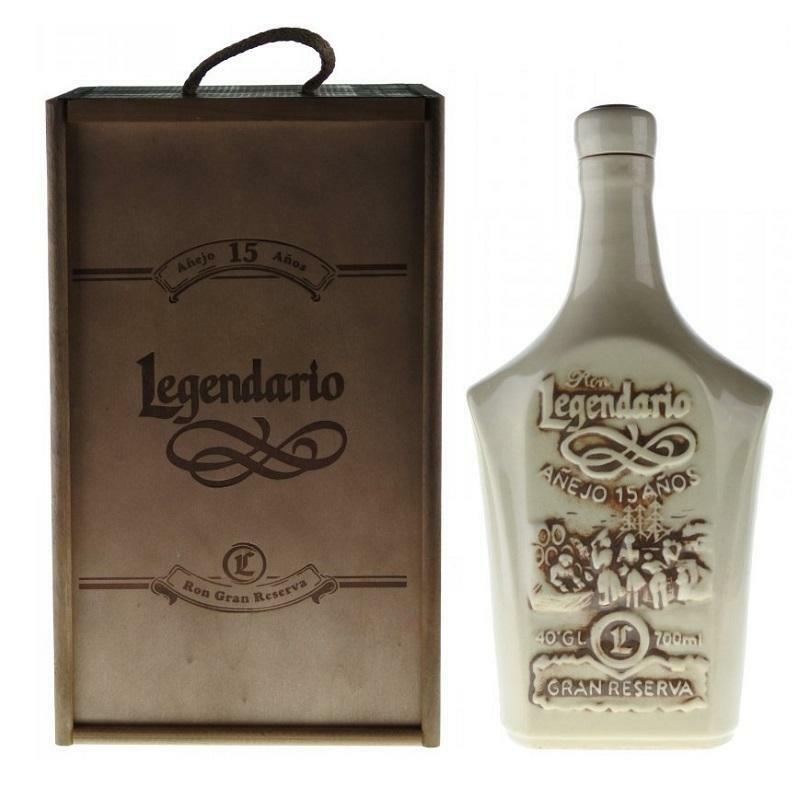 legendario rum legendario anejo gran riserva 15 anni edition limitata 70cl in astuccio di legno