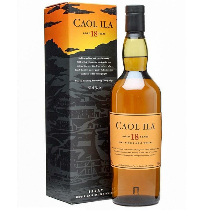 caol ila caol ila single malt scotch whisky aged 18 years 70 cl in astuccio