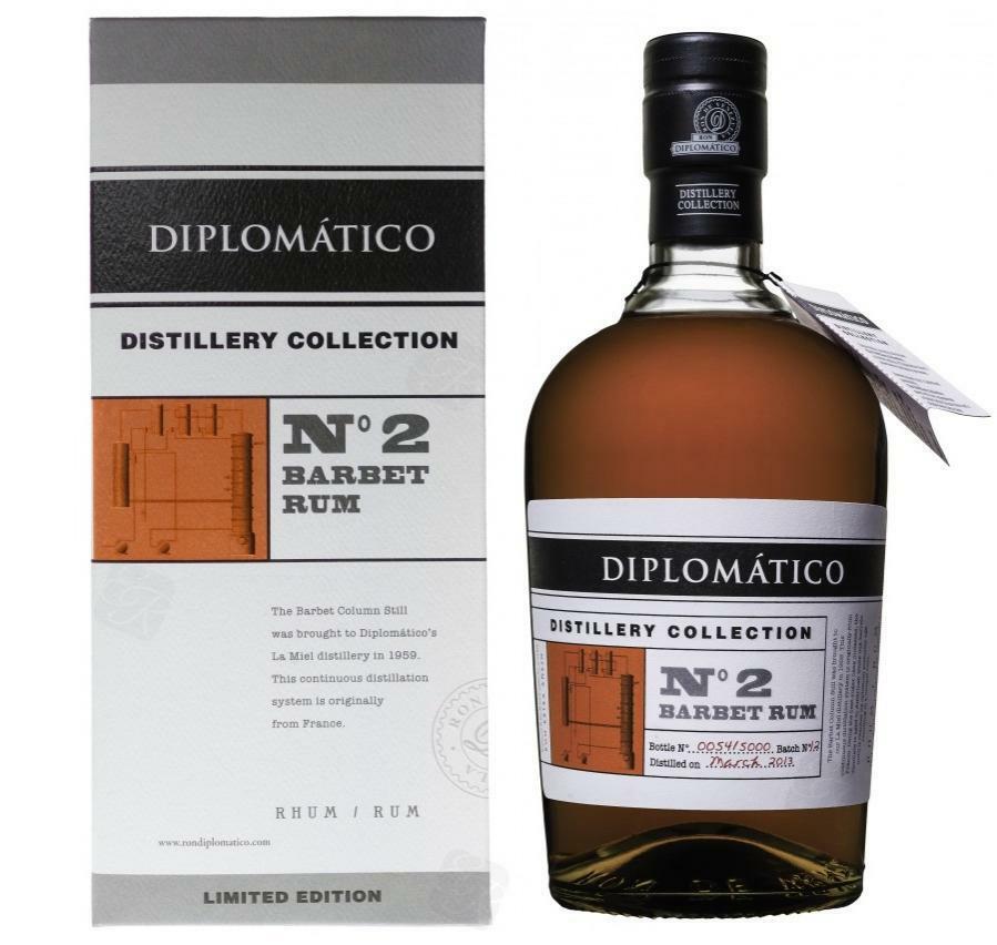 diplomatico diplomatico barbet rum n 2  distillery collection 70 cl in astuccio