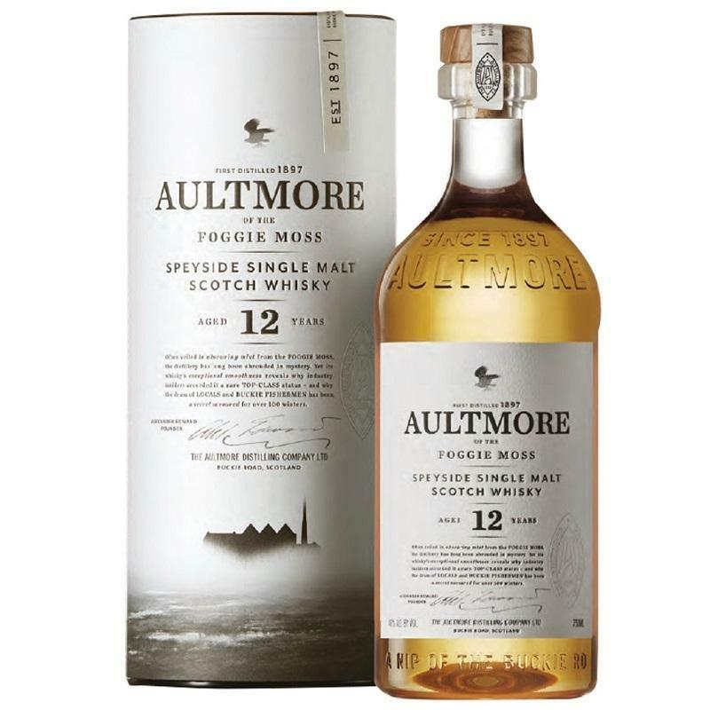 aultmore aultmore speyside single malt scotch whisky aged 12 years 70 cl in astuccio