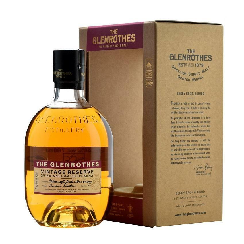 the glenrothes the glenrothes vintage reserve single malt scotch whisky 70 cl
