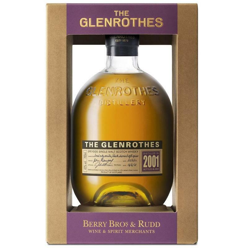 the glenrothes the glenrothes speyside vintage single malt scotch whisky 2001 70 cl