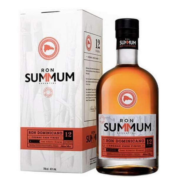 summum summum ron dominicano 12 solera cognac cask finish 70 cl