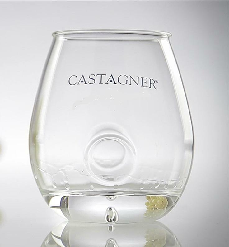 castagner bicchiere originale bolla marchiato castagner in vetro