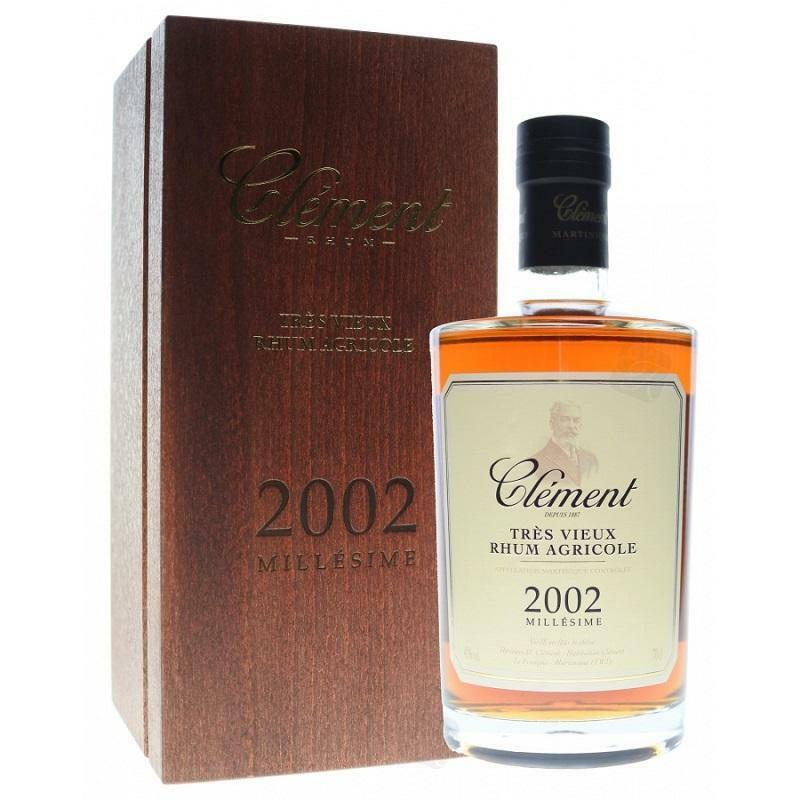 clement rum clement agricolo invecchiato millesimato 2002 70 cl in astuccio