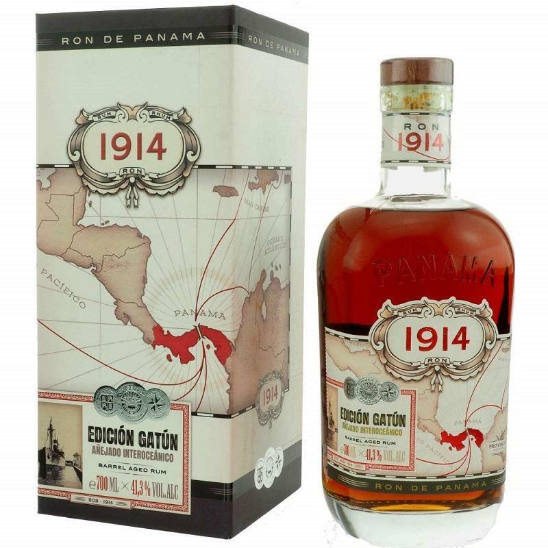 ron de panama ron de panama 1914 edicion gatun barrel aged rum 70 cl in astuccio